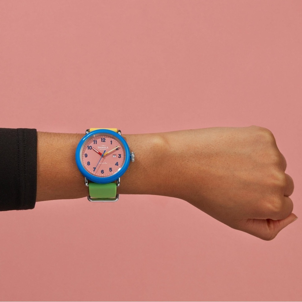Shinola Detrola The Gumball Silicone Strap Watch